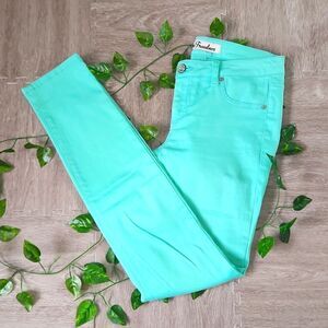 True Freedom Mint Green Skinny Jeans